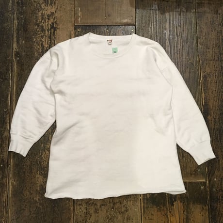 [USED] EURO Vintage！LONG white sweat