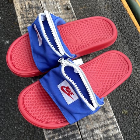 [USED]NIKE zip pocket SANDAL ❤️💙