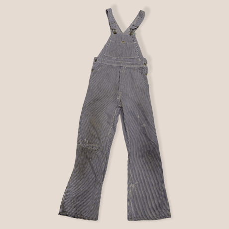 [USED]  "OshKosh B'gosh" ヒッコリーOVERALL