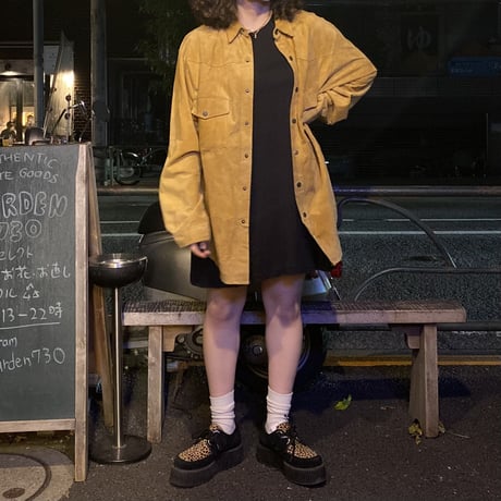 [USED] vintage スエード シャツ
