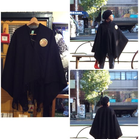 ぬくぬく OLD ショール Black