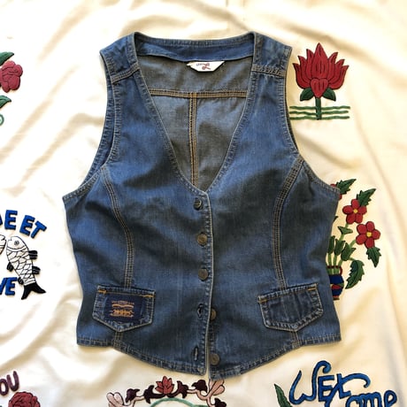 [USED] 70's Levis Ladys DENIM VEST ♡