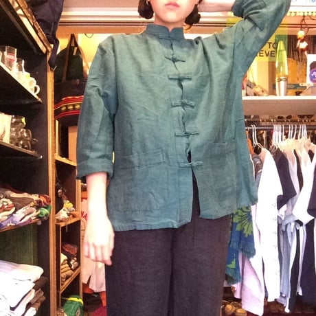 [USED] GREEN CHINA SHIRTS