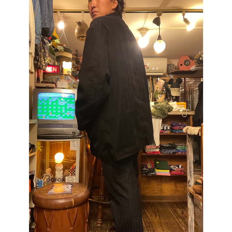 USED] シンプル BLACK ハーフコート | garden730