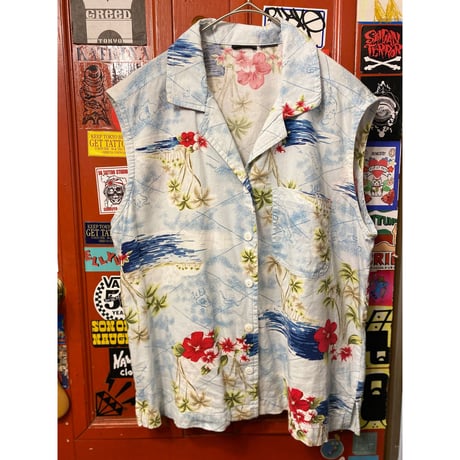 [USED] アロハノースリーブシャツ