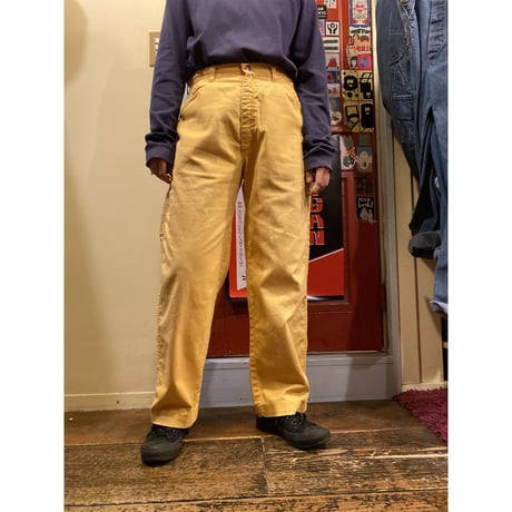 [USED] Vintage 80's カラー ペインターパンツ  ♡