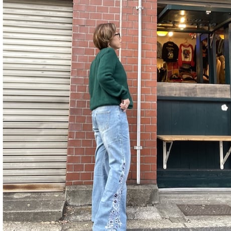 [USED] vintage  カシミアニットカーディガン
