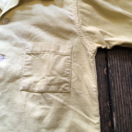 [USED] vintage  CUMPUSコーデュロイシャツ