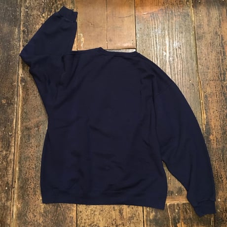 [USED]レオパード柄ロゴ BIG SWEAT