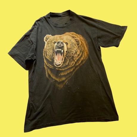 [USED] vintage くまプリントTee