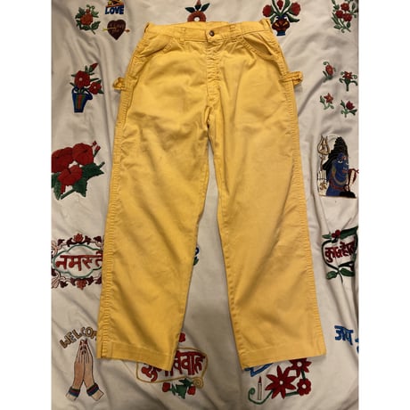 [USED] Vintage 80's カラー ペインターパンツ  ♡