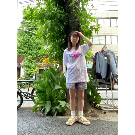 [USED] vintage 燃える下心 Tee