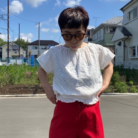 [USED] WHITE cottonチュニック