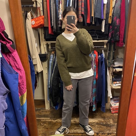 [USED]60'sVintage HollandMilitary KNIT