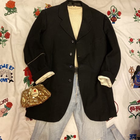 [USED] VINTAGE BLACK COAT！