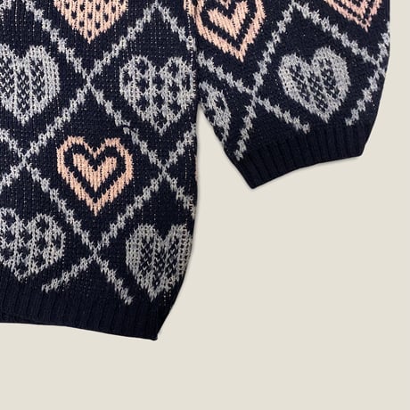 [USED] made in U.S.A. HEART ACRYL KNIT♡