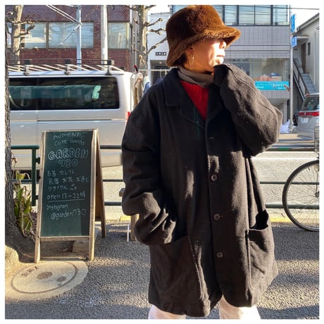 [USED] "KENZOオム"  BLACK コート🖤