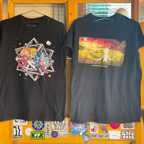 [USED] Rick And Morty Tee エッシャー風