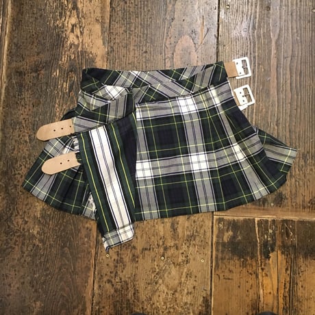[USED] タータンチェックの巻きmini スカート