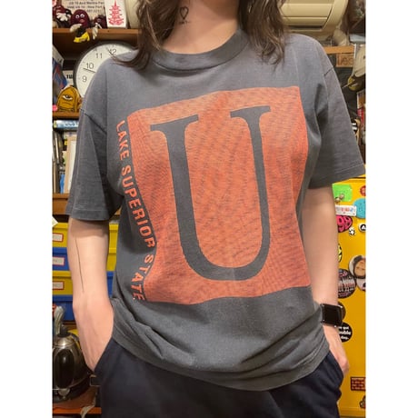 [USED]  vintage - "LAKE SUPERIOR STATE"tee✏️
