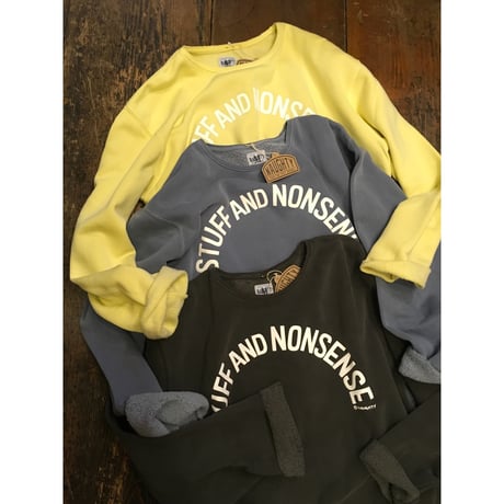 [Naughty] STUFF AND NONSENSE GRUNGE SWEAT