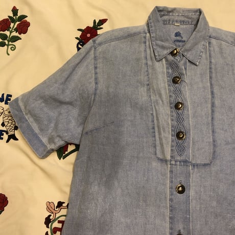 [USED]  折柄入り♡EURO リネンshirts jkt