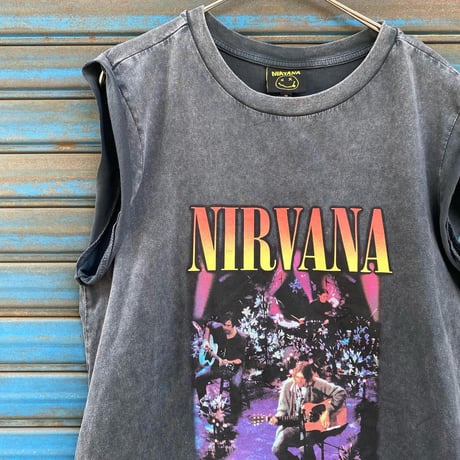 [USED] NIRVANA カットオフ Tee