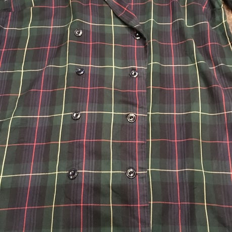 [USED] ショールカラー COTTON コート ダブルボタン♡