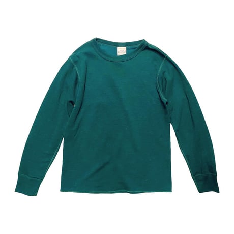 [USED] duofoldウール混クルーネックトップス