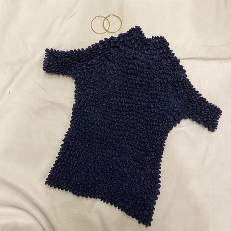 [USED]  POPCORN TOPS（NAVY）