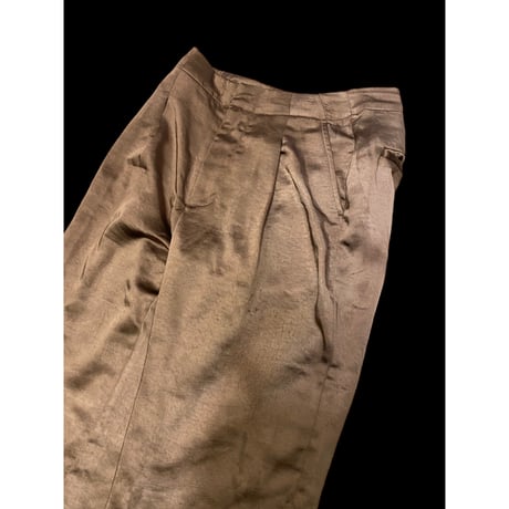 [USED] GAP トロトロ サテン タックパンツ