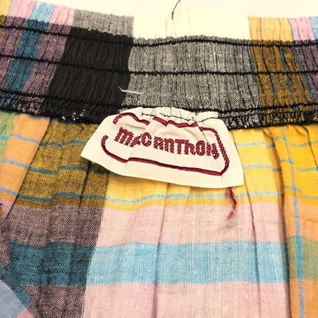 [USED] チェック柄 フロントボタン SKIRT♡