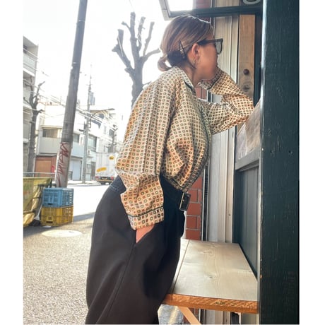 [USED] EURO vintage 渋柄 パジャマshirt