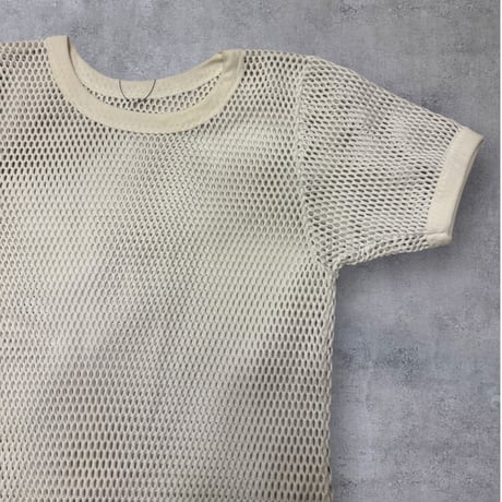 [USED]  メッシュ S/S Tee / WHT