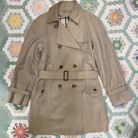 [USED] BURBERRY ハンガー付ショートトレンチコート！