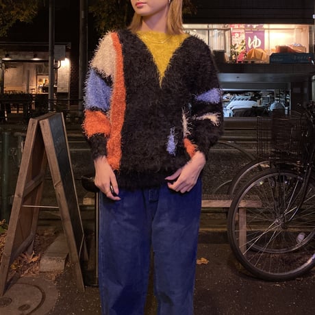 [USED] デザインシャギーKNIT♡
