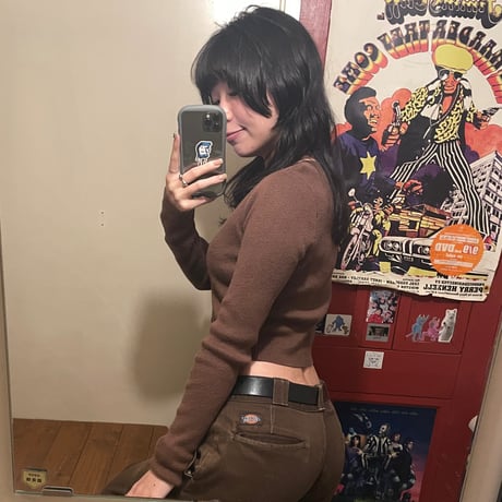 [USED] ボロ♡Brown Dickies