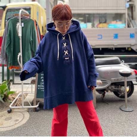 [USED]POLO レースアップBIG パーカー
