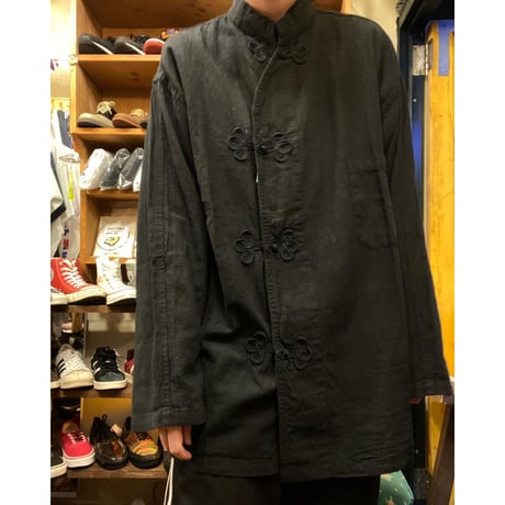 [SELECT] 40's LINEN China SHIRTS Re-pro  ロングスリーブ