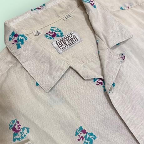 [USED] CUTE おじさん柄 S/S SHIRTS