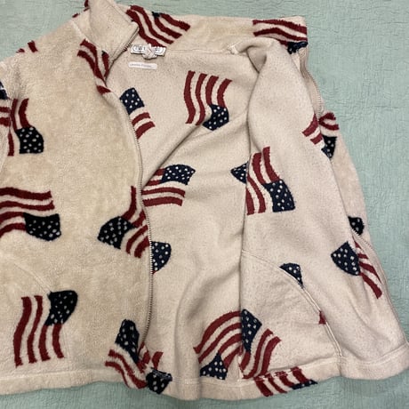 [USED] 星条旗ZIPフリース🇺🇸