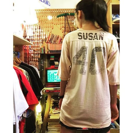 [USED] Vintage ピンク ナンバリングTee
