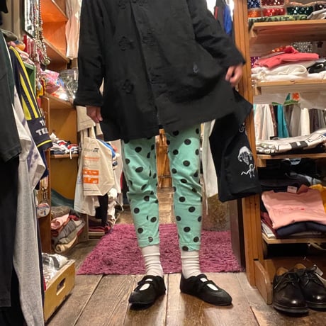 [USED]ドット🟢⚫️パンツ