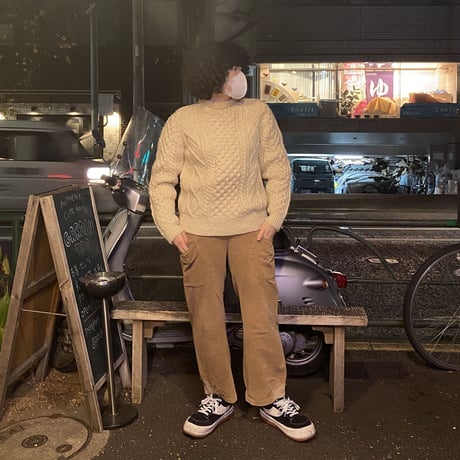 [USED] vintage フィッシャーマン アランニット made in IRELAND