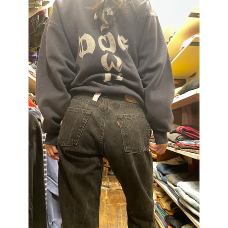 [USED] "Levi's 501" BLACK DENIM ！