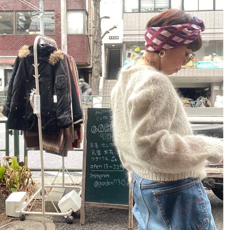[USED]good ivory モヘア ラグラン KNIT 🥣♡