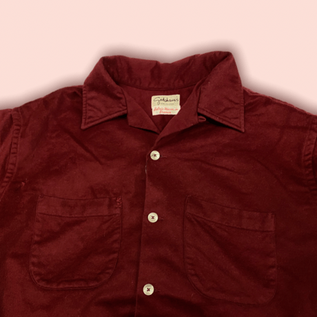 [USED]  vintage  バーガンディ シャツ