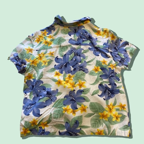 [USED]花柄レーヨン SHIRTS