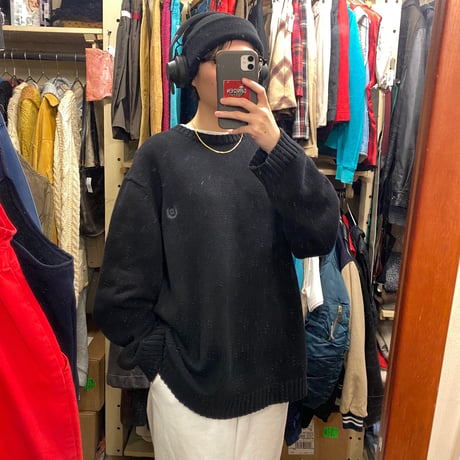 [USED] "CHAPS RALPH LAUREN" COTTON KNIT！
