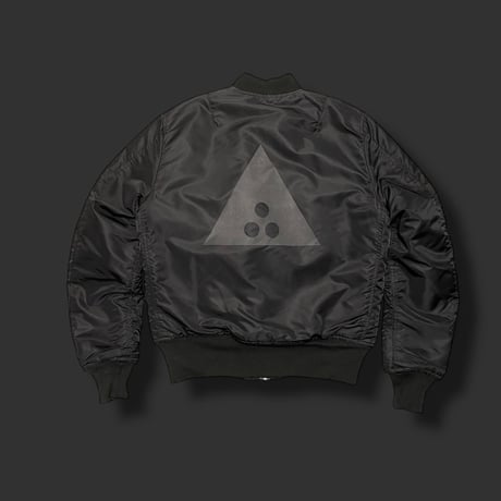 [QP ○△ ⇄ garden] 001 MA-1 BLACK